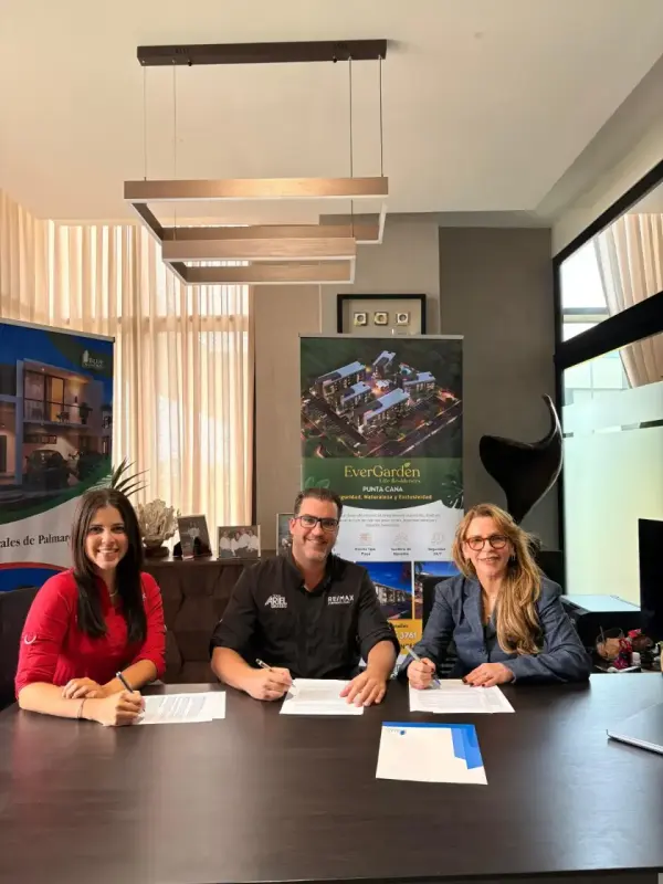 Presentación de una alianza comercial del sector inmobiliario dominicano